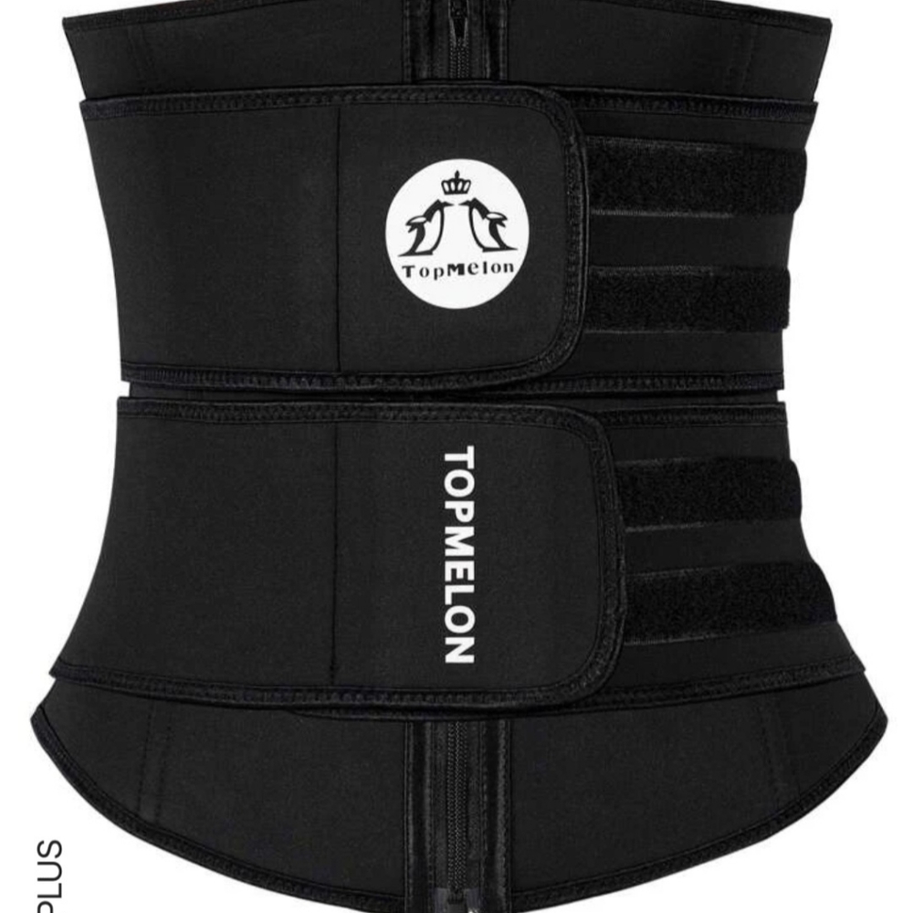 Plus Size Double Hook and Loop Waist Trainer